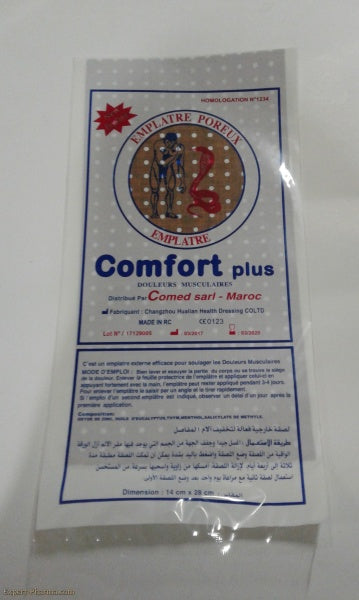 EMPLÂTRE COMFORT PLUS 14*28CM