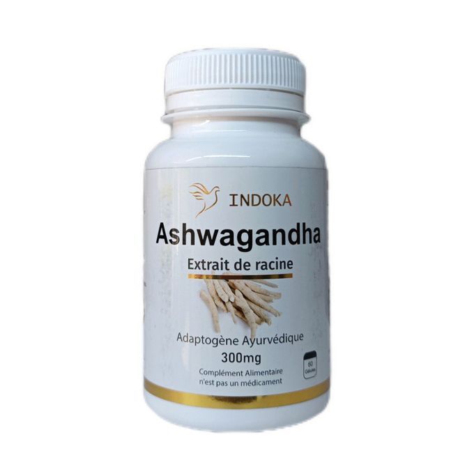 INDOKA ASHWAGANDHA EXTRAIT DE RACINE 300MG 60 GELULES