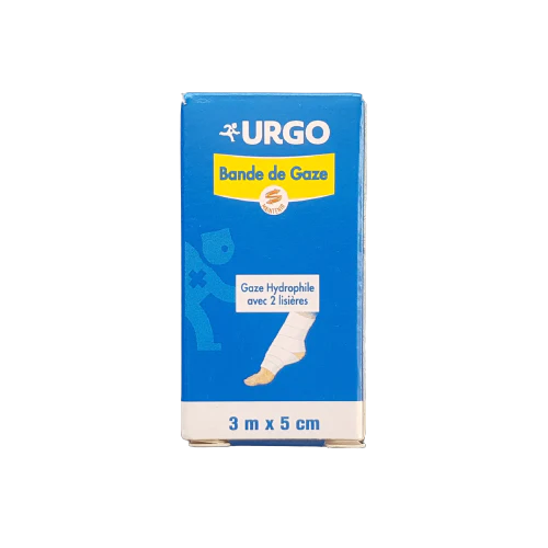 URGO BANDE DE GAZE 3Mx5CM
