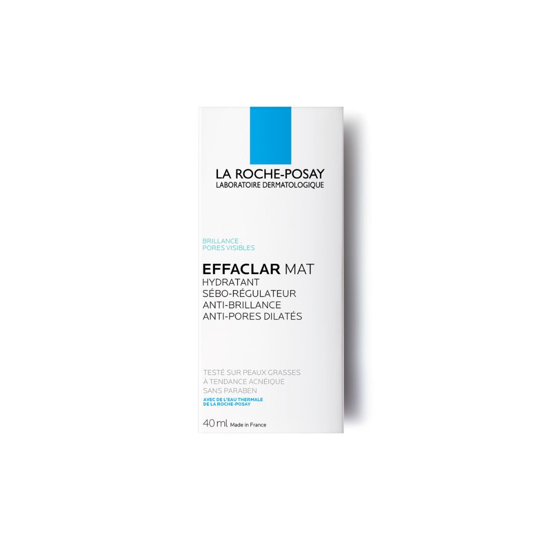 La Roche-Posay Effaclar Mat Hydratant Sébo-Régulateur Peau Grasse et Sensible | 40ml