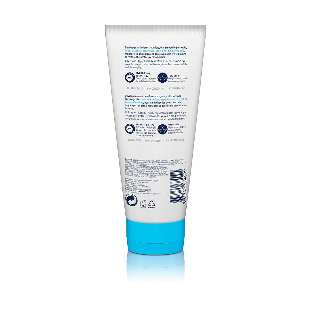 CeraVe SA Crème Anti-Rugosités Peau Sèche et Squameuse | 177ml