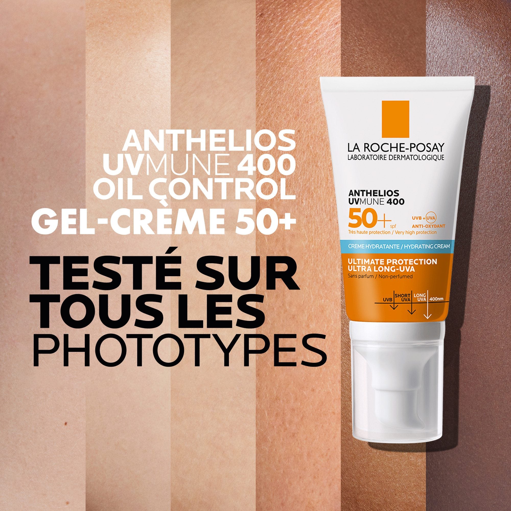 La Roche Posay ANTHELIOS UVMUNE 400CRÈME SOLAIRE SPF50+ | Peau sensible normales à sèches |50ml
