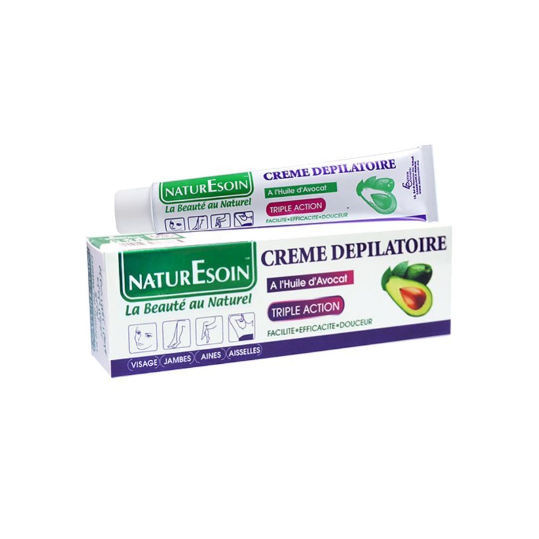 NATURESOIN Crème Dépilatoire 50ml – Huile d’Avocat
