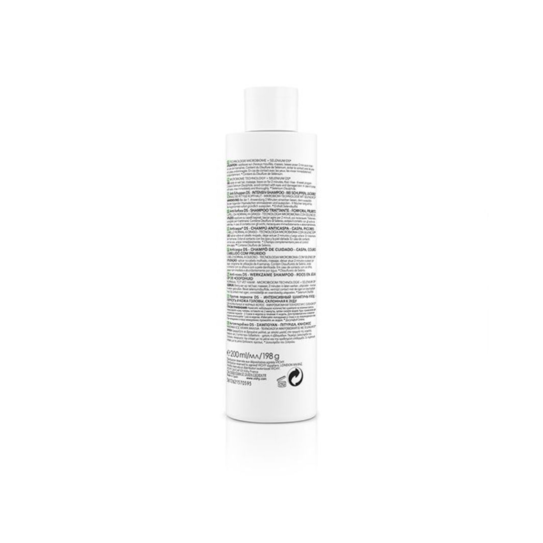 VICHY DERCOS SHAMPOING ANTIPELLICULAIRE CHEVEUX NORMAUX A GRAS 200 ML