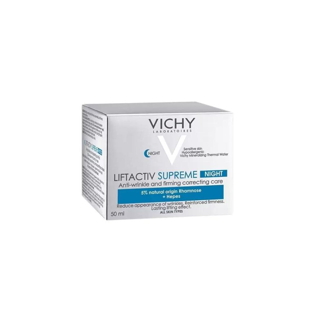 Vichy Liftactiv Supreme Crème de Nuit Anti-Rides Tous Types de Peaux | 50ml
