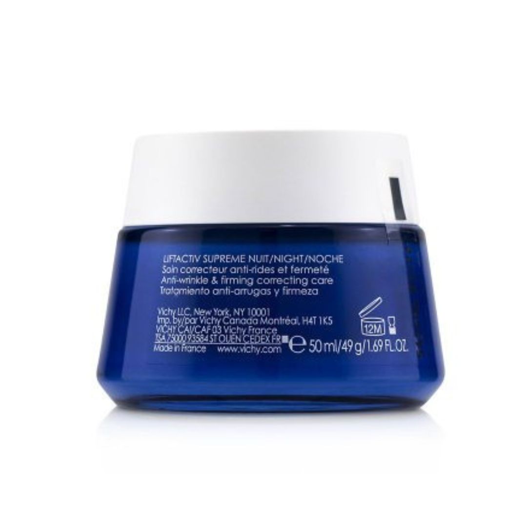 Vichy Liftactiv Supreme Crème de Nuit Anti-Rides Tous Types de Peaux | 50ml