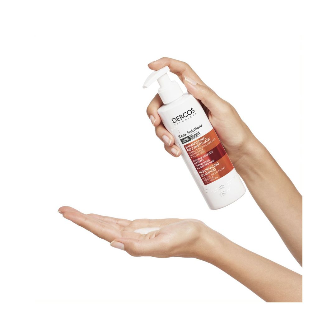 Vichy Dercos Kera-Solutions Shampoing Reconstituant Cheveux Secs et Abîmés | 250ml