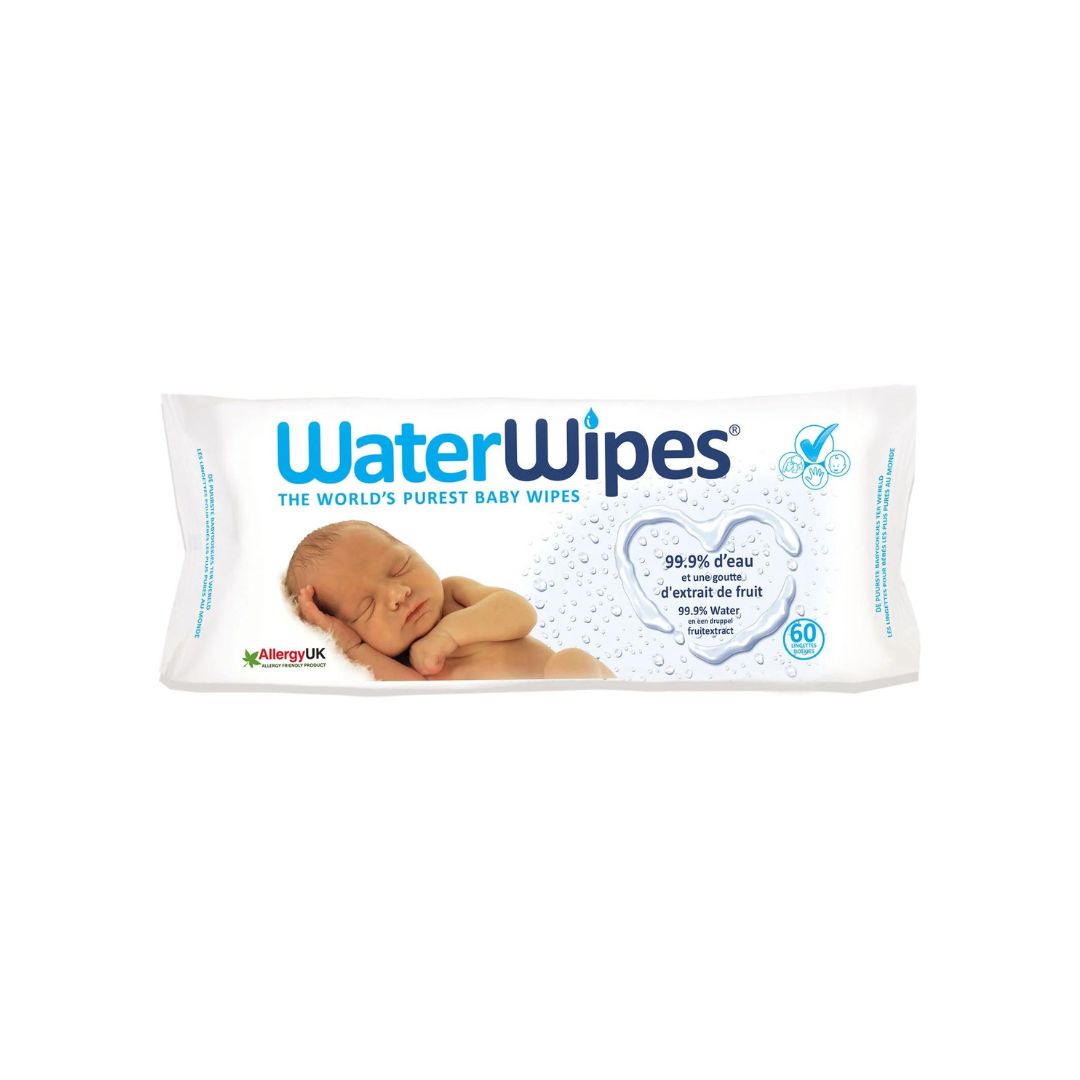 WATERWIPES Lingettes bébé 60 Pièces