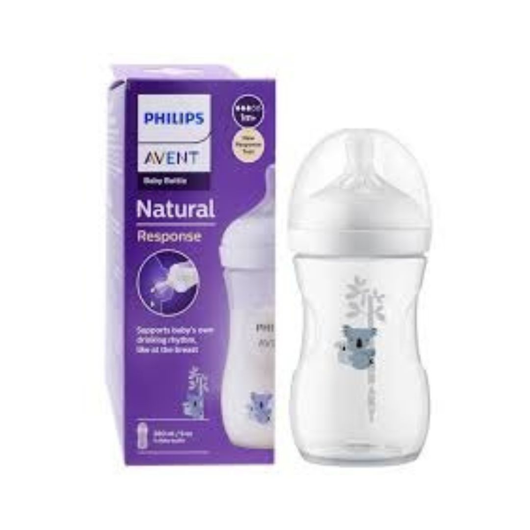 AVENT BIBERON NATURAL RESPONSE 3.0 TEAT 1M+ 260ML DECO KOALA