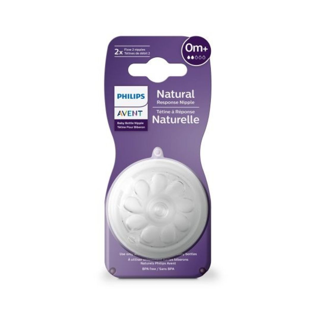 AVENT TÉTINES NATURAL RSPONSE DÉBIT NOUVEAU-NÉ 0M+
