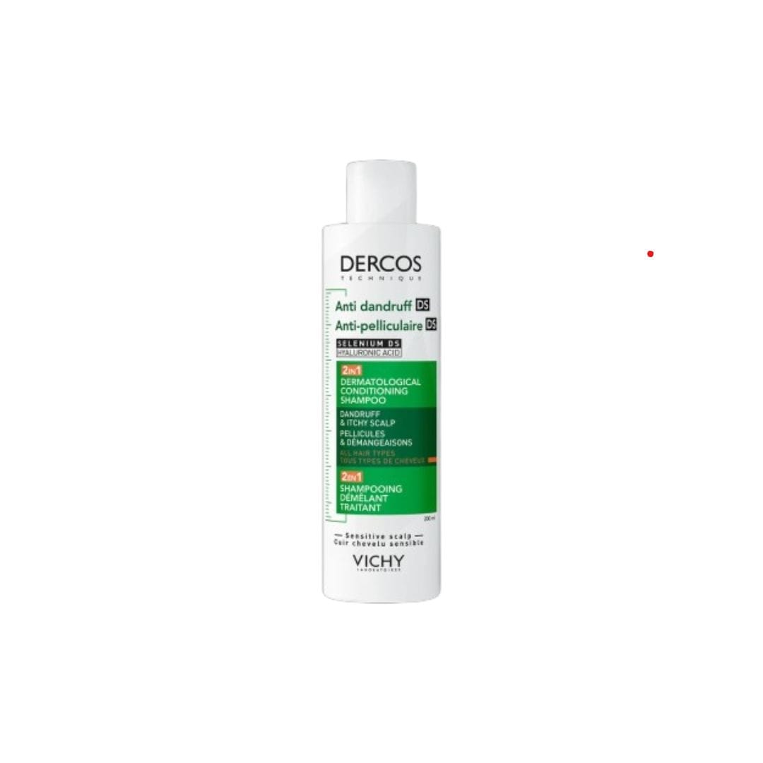 VICHY DERCOS SHAMPOING 2 EN 1 SHAMOINS ANTI PELLICULAIRE DS ET DEMELANT 200ML