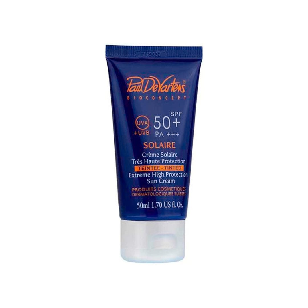 Paul De Vartens Crème Solaire Teintée SPF50+ – Protection Anti-Âge & Teint Lumineux – 50ml