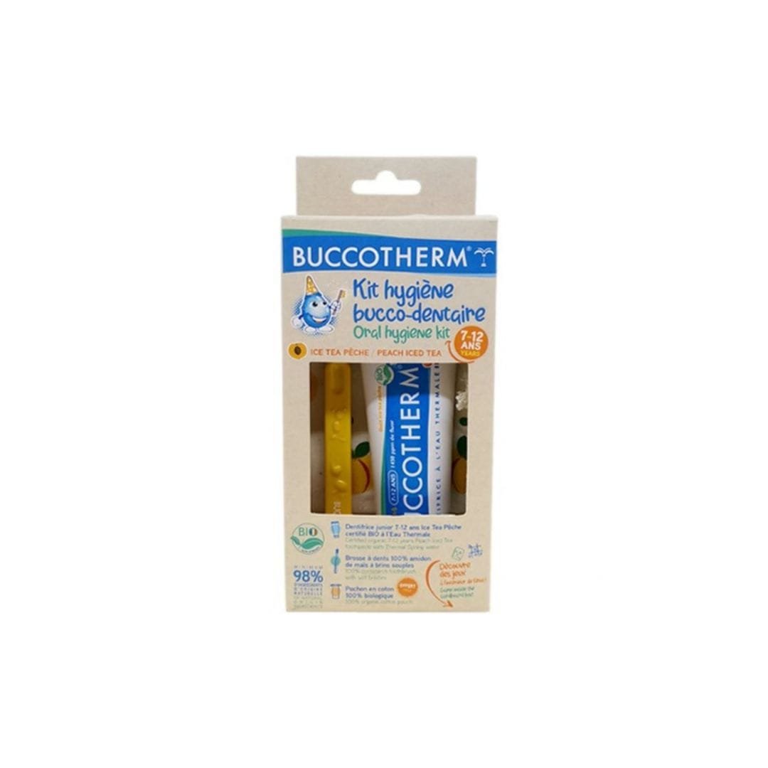 BUCCOTHERM DENTIFRICE KIT-ENFANT 7-12 ANS 50 ML BIO, GOÛT PECHE