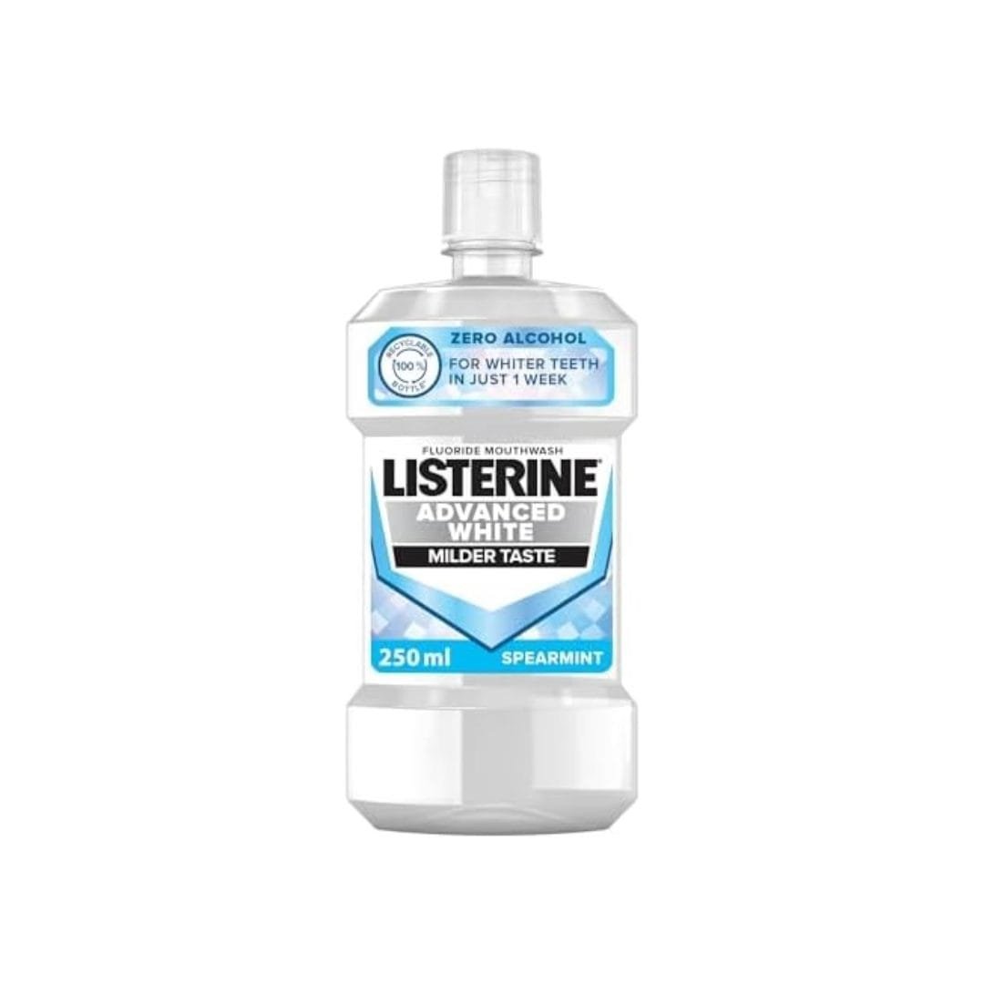 LISTERINE ADVANCE WHITE MILDER TASTE MOUTHWASH