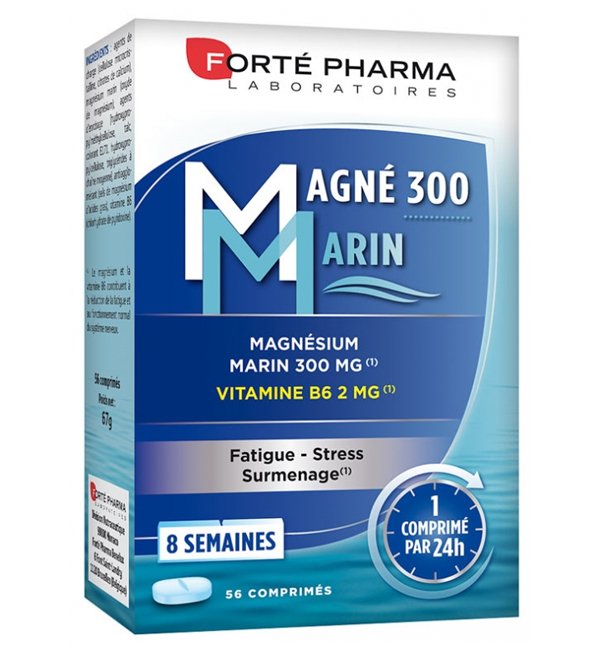 FORTE PHARMA MAGNE 300 MARIN-MAGNESIUM 56 COMPRIMES