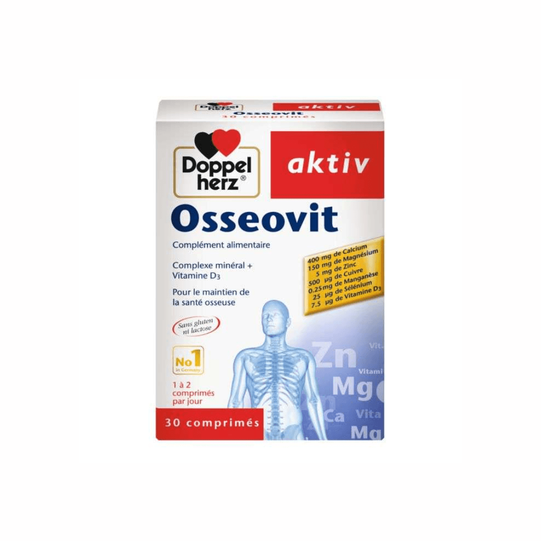 DOPPELHERZ OSSEOVIT 30 COMPRIMES