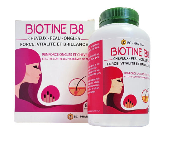 BC PHARMA BIOTINE B8 FORMULE FORTIFIANTE 80 GÉLULES