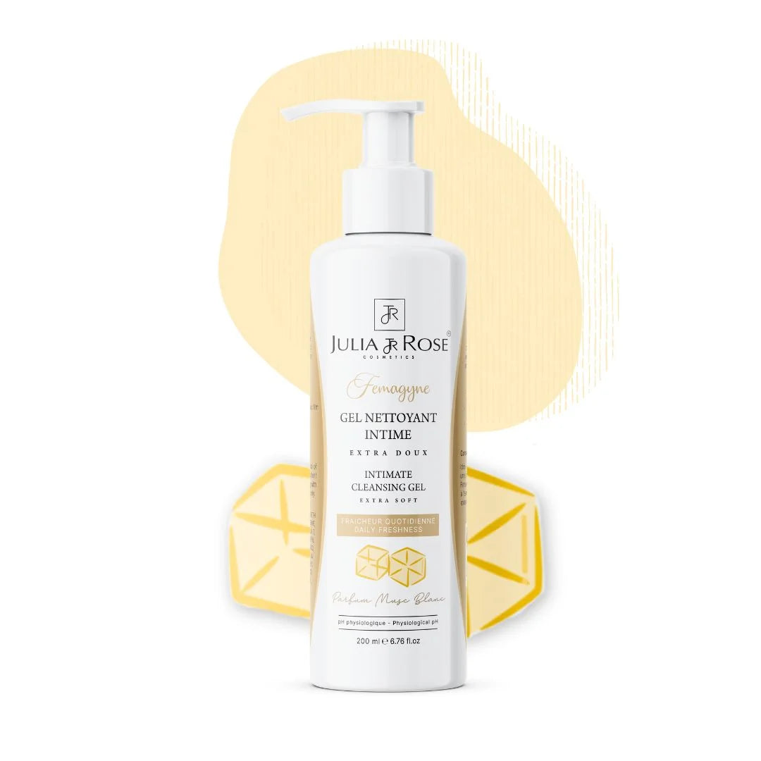 JULIA & ROSE COSNUTRA GEL INTIME USAGE QUOTIDIEN PARFUM MUSC BLANC 200ml