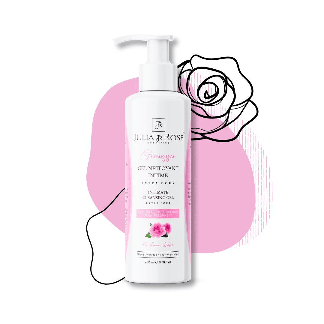 JULIA & ROSE COSNUTRA GEL INTIME USAGE QUOTIDIEN PARFUM ROSE 200ml