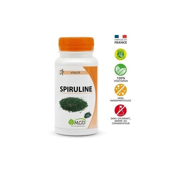 MGD SPIRULINE 100 GÉLULES