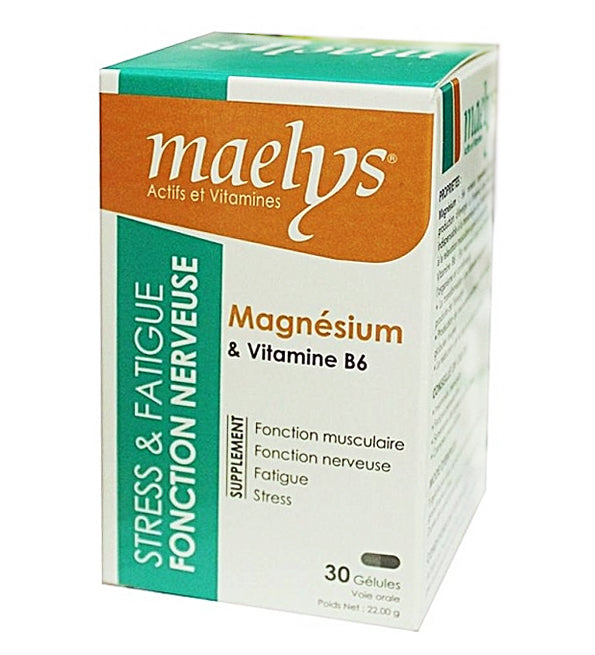 MAELYS MAGNESIUM ET VITAMINE B6-30 GELULES