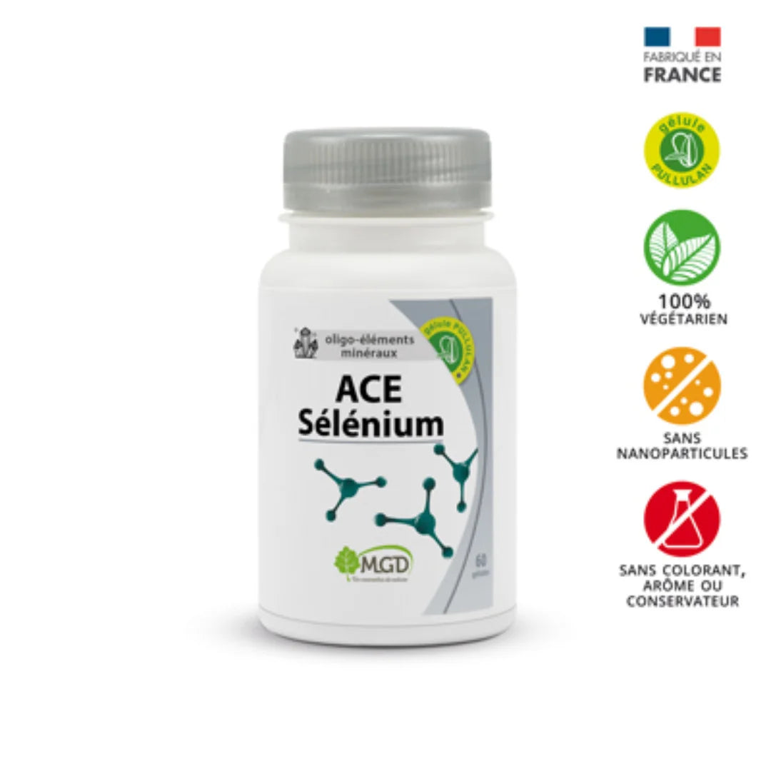 MGD ACE SELENIUM PILLULIER DE 60 GELLULES
