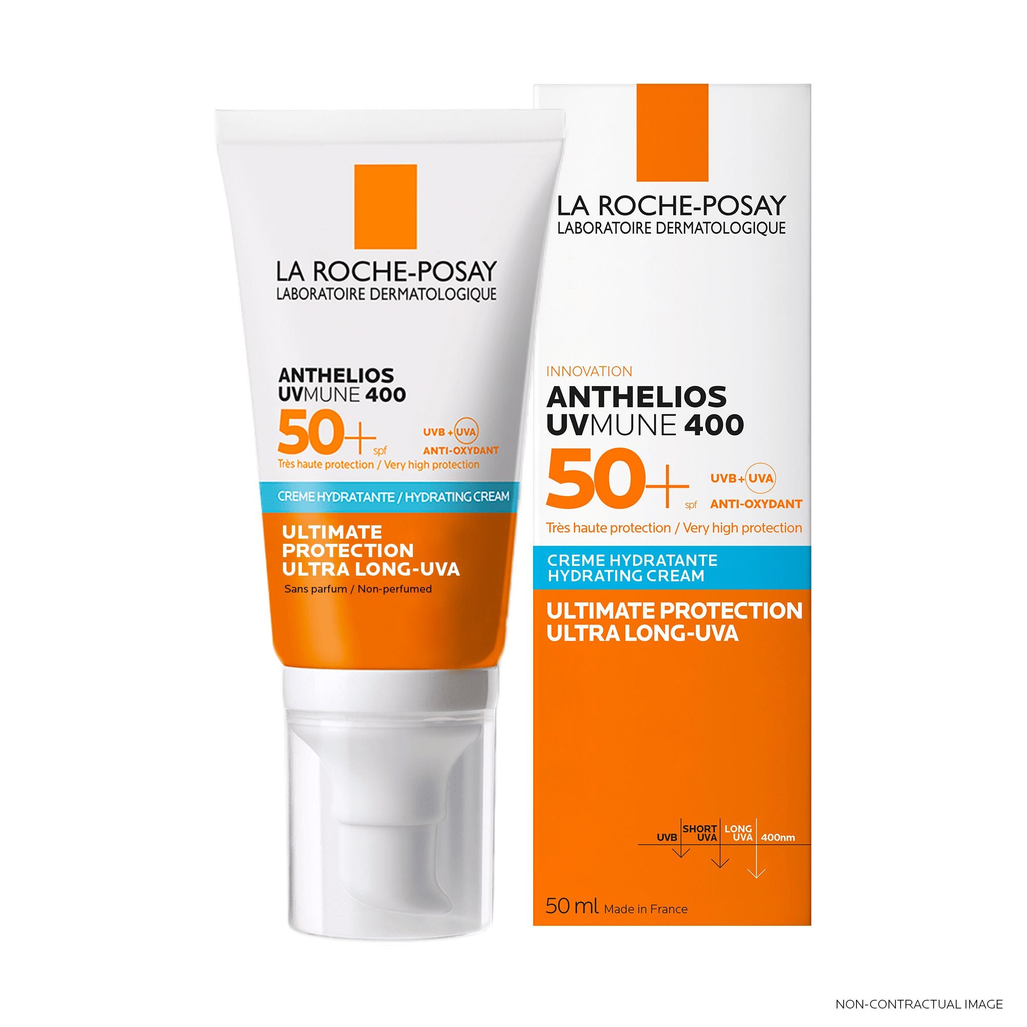 La Roche Posay ANTHELIOS UVMUNE 400CRÈME SOLAIRE SPF50+ | Peau sensible normales à sèches |50ml