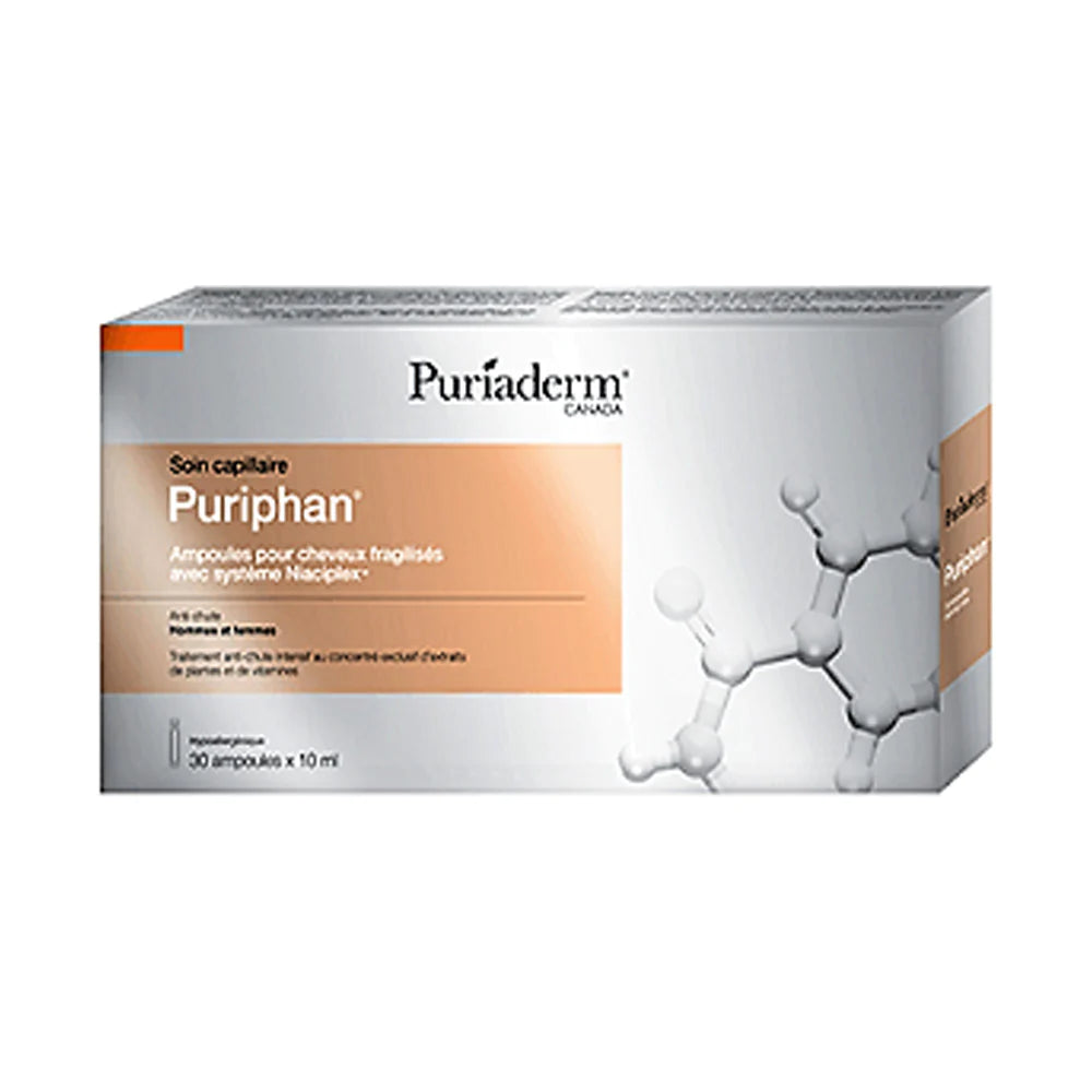 PURIADERM PURIPHAN AMPOULES CHEVEUX FRAGILISÉS 30*10ML