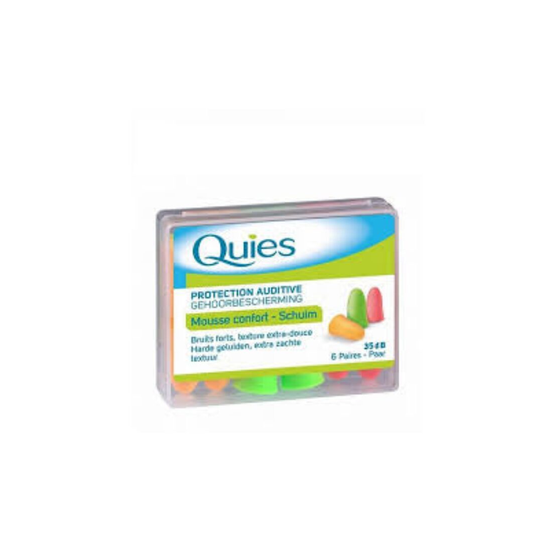 QUIES PROTECTION AUDITIVE MOUSSE ANTI BRUIT 6 PAIRES
