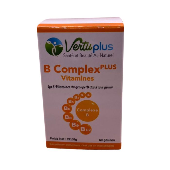 VERTUPLUS B COMPLEX PLUS VITAMINE 60 GELULES
