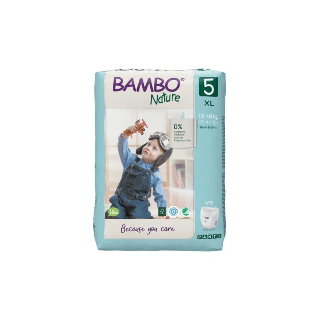 BAMBO NATURE CULOTTE D’APPRENTISSAGE T5 ( 12-18KG+ ) 19 UNITÉS