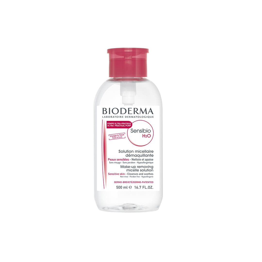 BIODERMA – SENSIBIO H2O POMPE INVERSEE 500ML