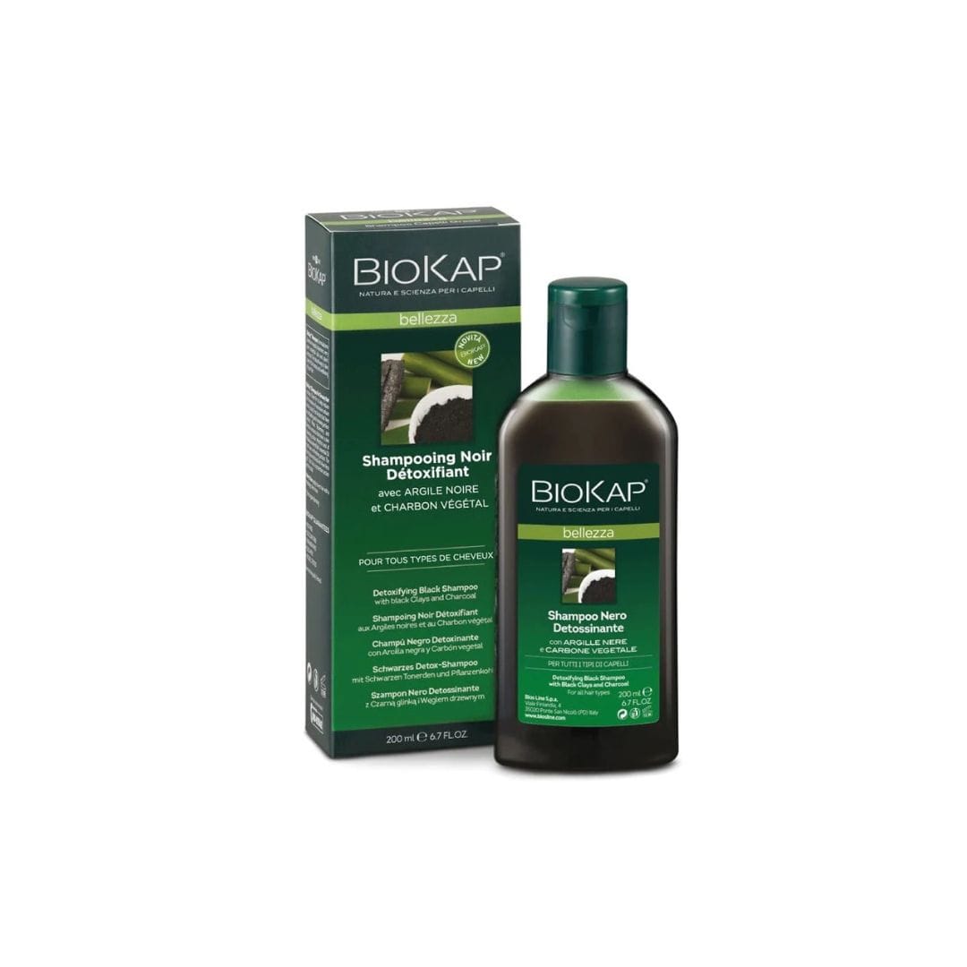 BIOKAP BELLEZZA SHAMPOOING NOIR DÉTOXIFIANT 200ML