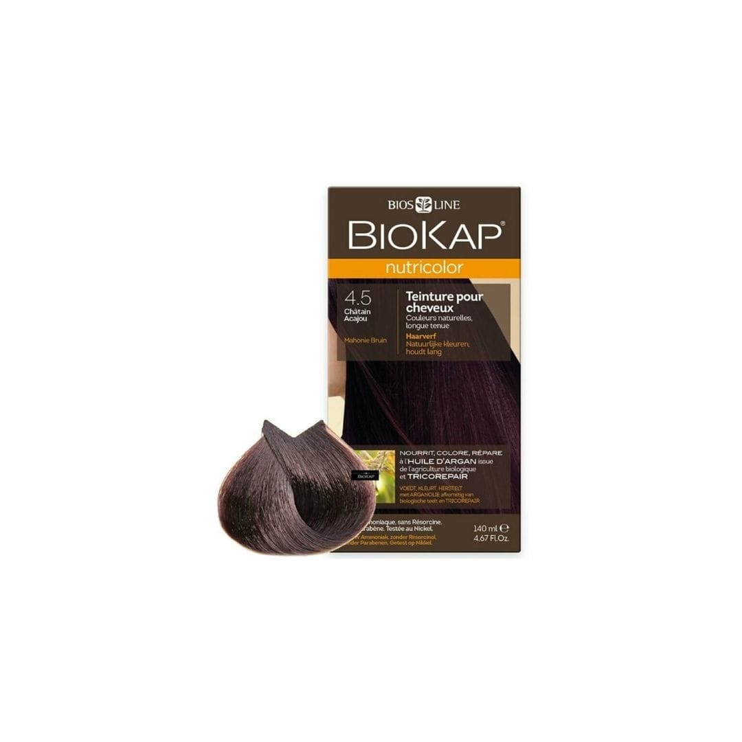 BIOKAP NUTRICOLOR 4.5 CHATIN ACAJOU NEW
