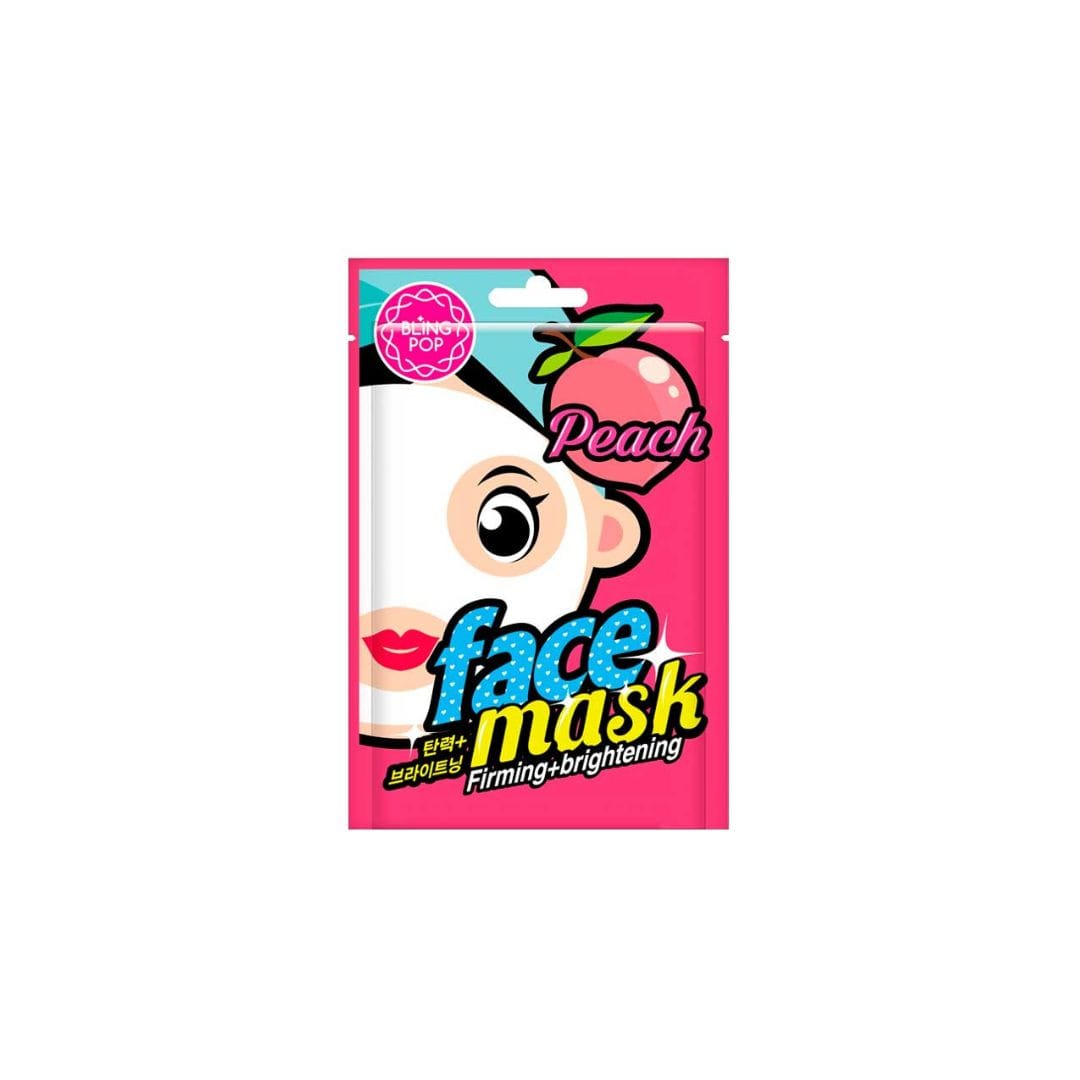 BLINGPOP PEACH MASK