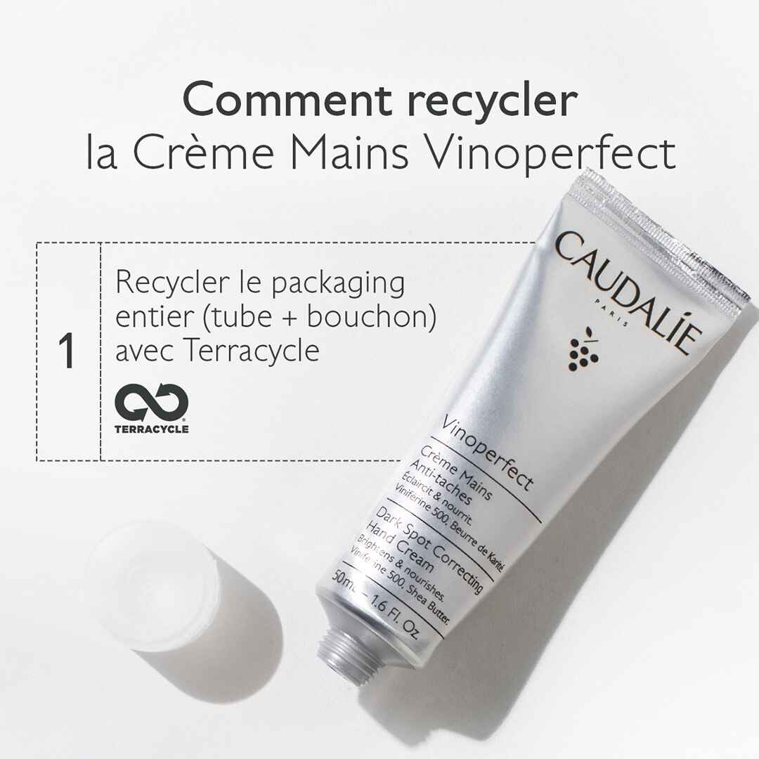 CAUDALIE – Vinoperfect Crème Mains Anti-Taches – 50 mL