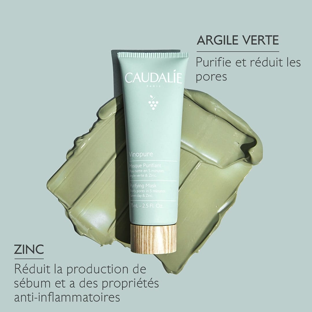 CAUDALIE – Vinopure Masque Purifiant – 75 mL