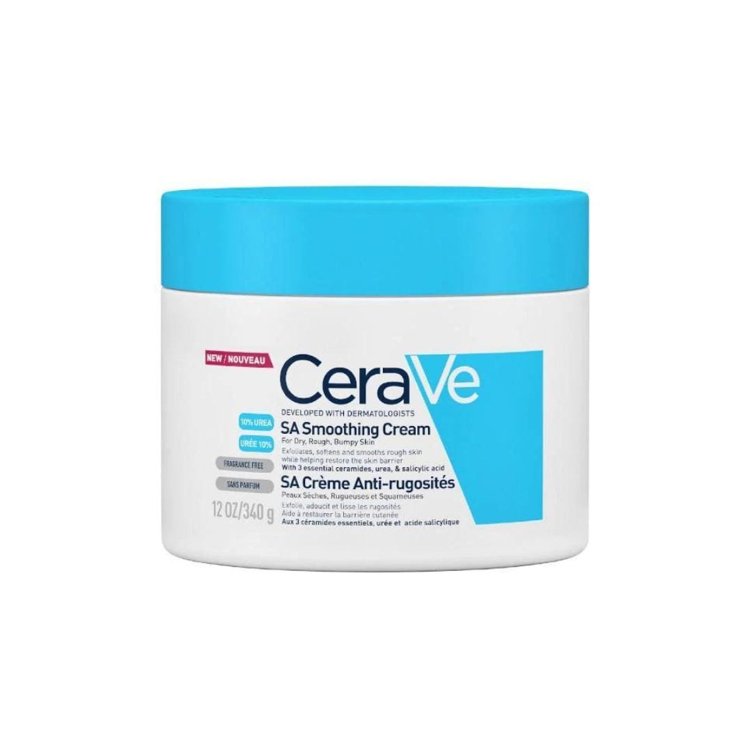 CeraVe SA Crème Anti-Rugosités Peau Sèche et Squameuse | 340g