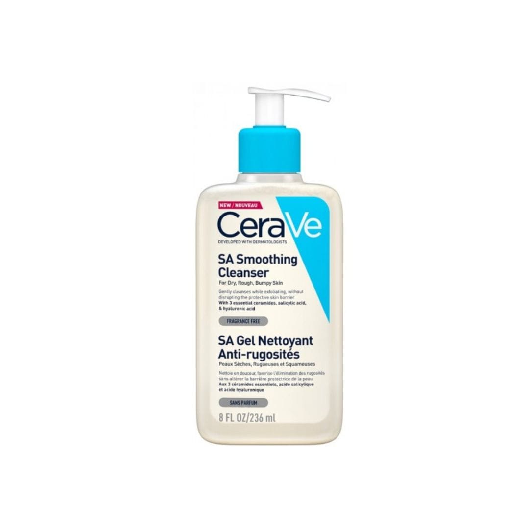 CeraVe SA Gel Nettoyant Anti-Rugosités Peau Sèche et Rugueuse | 236ml