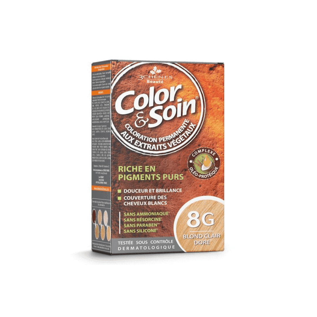 COLOR&SOIN BLOND CLAIR DORE 8G
