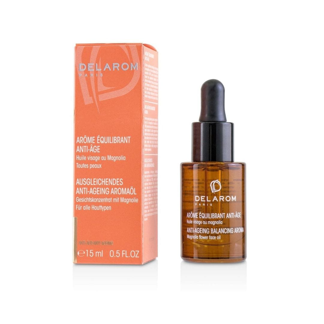 DELAROME AROME EQUILIBRANT ANTI-AGE HUILE VISAGE AU MAGNOLIA TOUTES DE PEAUX ANTI AGE 15ML