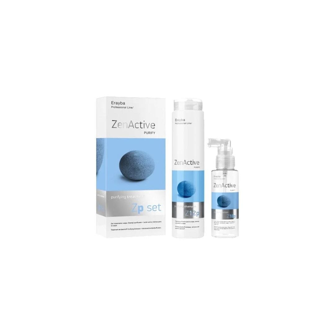 ERAYBA ZEN ACTIVE PURIFY TREATMENT DANDRUFF ZP SET (Shampoo 250ML et spray lotion 100ML )