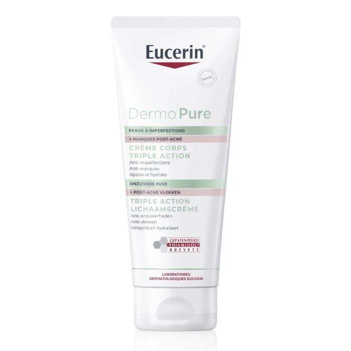 Eucerin DermoPure Crème Corps Triple Action Anti-Imperfections – 200ml