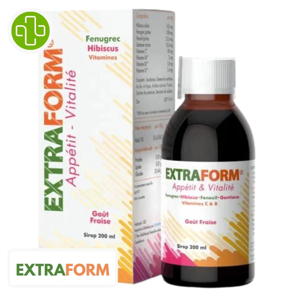 ExtraForm Sirop Appétit et Vitalité – 100ml