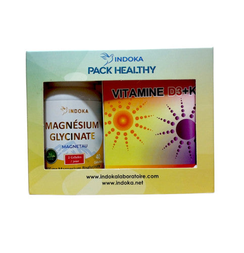 PACK INDOKA – VITAMINE D3+K2 + MAGNÉSIUM GLYCINATE