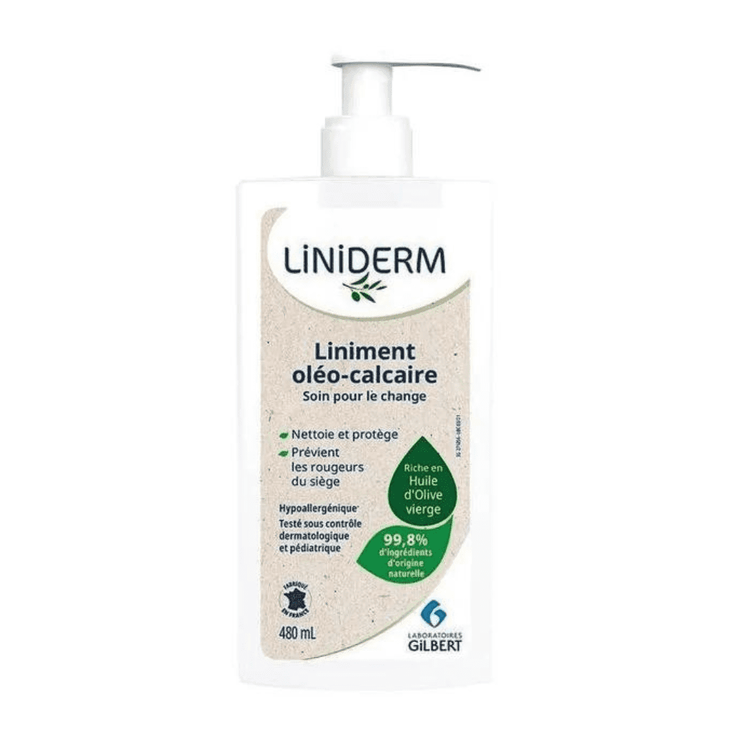 GILBERT LINIDERM LINIMENT OLEO-CALCAIRE STABILISE POMPE 480ML