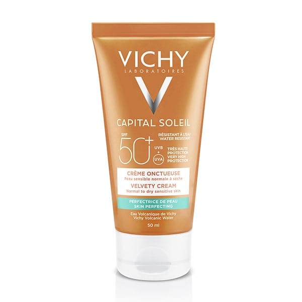Vichy Capital Soleil Crème Onctueuse SPF50+ Peau Sensible Normale à Sèche | 50ml