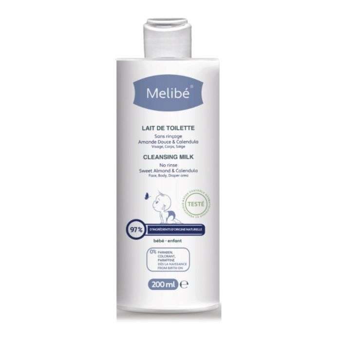 MELIBE LAIT DE TOILETTE SANS RINCAGE 200 ML