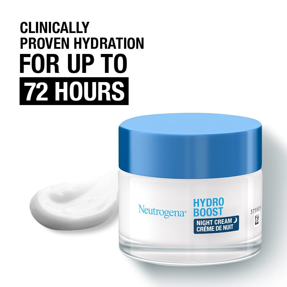 Neutrogena Hydro Boost Night Cream – Soin de nuit hydratant intensif pour une peau revitalisée