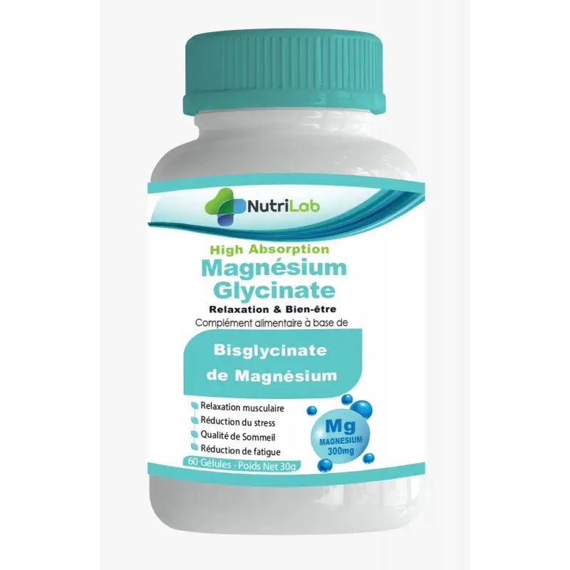 NUTRILAB MAGNESIUM GLYCINATE B60 GELULES
